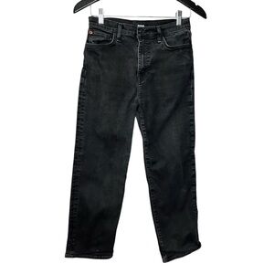 Hudson Valerie Jeans Black Straight Jeans Size 28